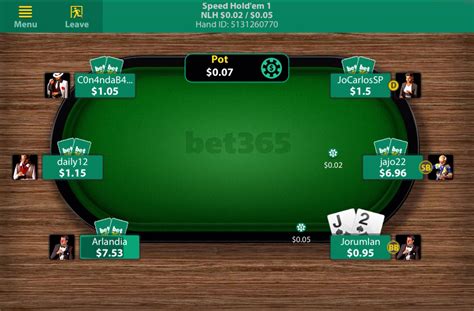 Bet365 poker android